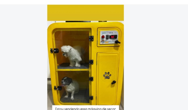 Máquina de secar animais OMEGA PET 2 lugares